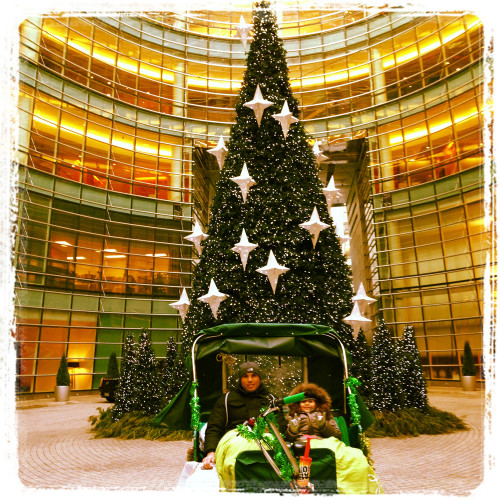 pedicab christmas new york